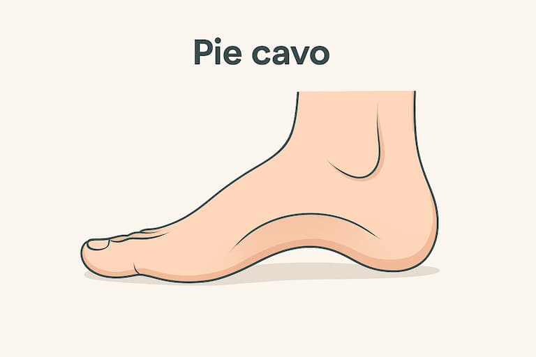 pie cavo